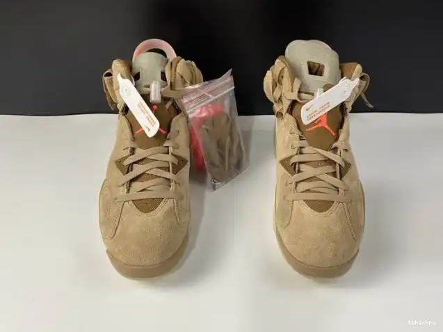 Rep TBK Retro Air 6 DH0690-200 Khaki British Travis Scott Jordan 0518
